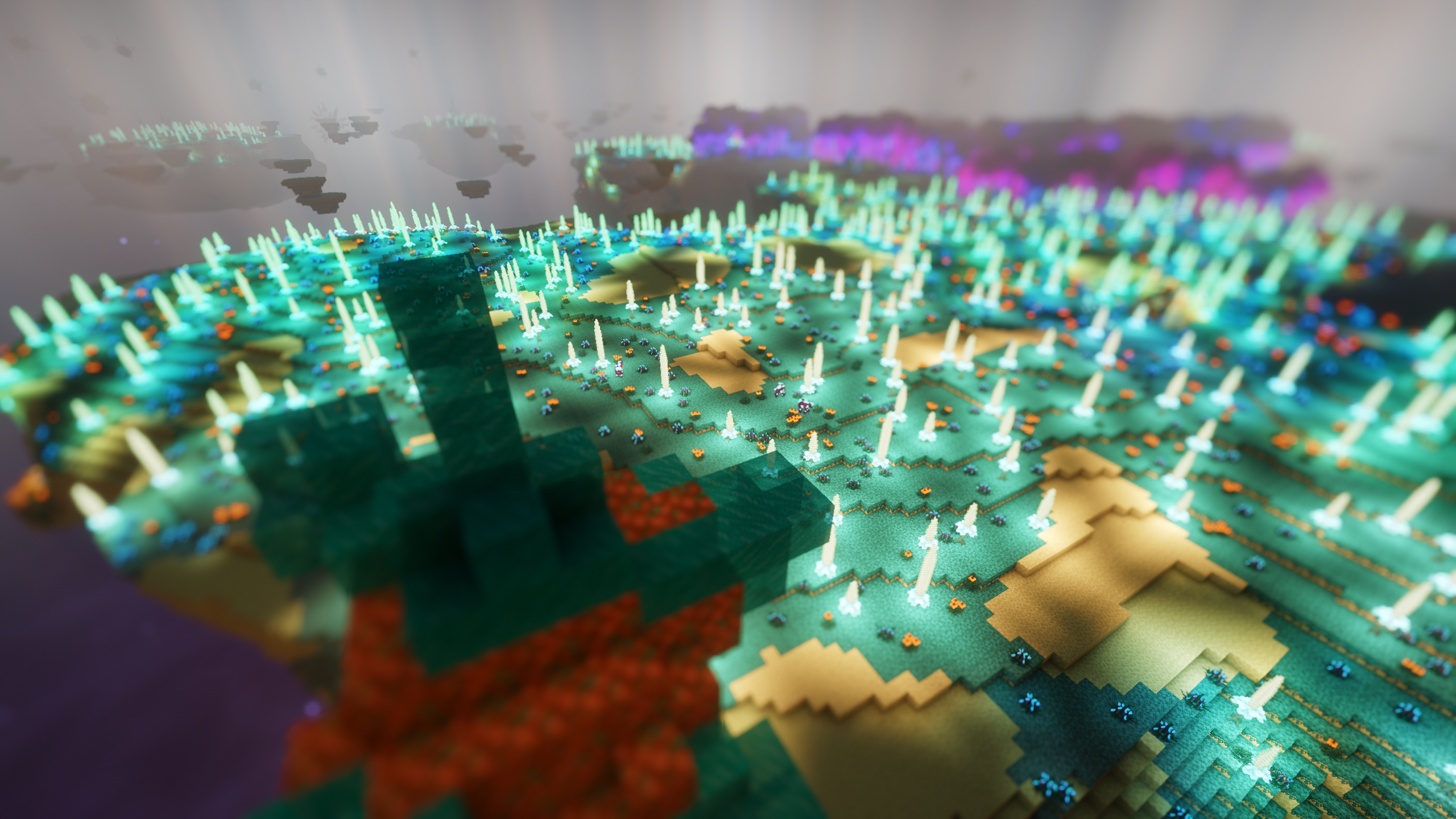 Ice Star at the edge of Glowing Grasslands