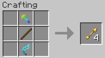 Crafting recipe for Spectral Arrows
