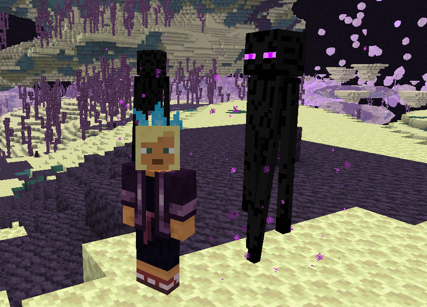 Player wearing Foggy Agave Fur